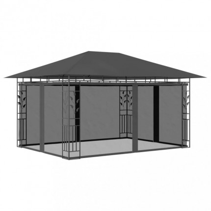 Altán s moskytiérou 4x3 m Dekorhome