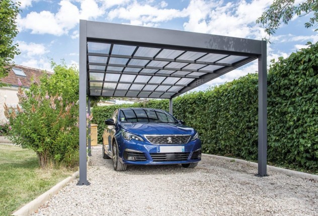 Kovový přístřešek / carport 316 x 502 cm Dekorhome