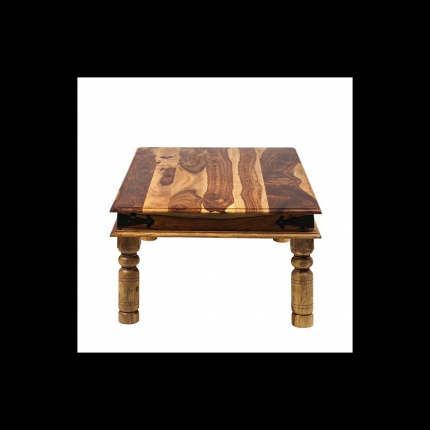 Konferenční stolek Jali 60x40x60 z indického masivu palisandr, Světle medová