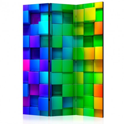 Paraván Colourful Cubes Dekorhome