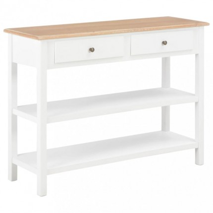vidaXL Příborník bílý 110 x 35 x 80 cm MDF