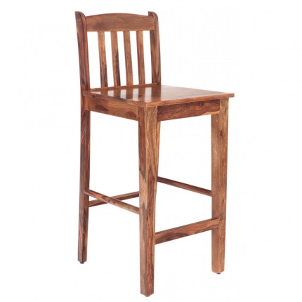 Barová židle z indického masivu palisandr Ořech