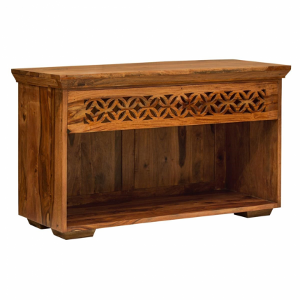 Botník Mira 90x55x40 z indického masivu palisandr, Natural