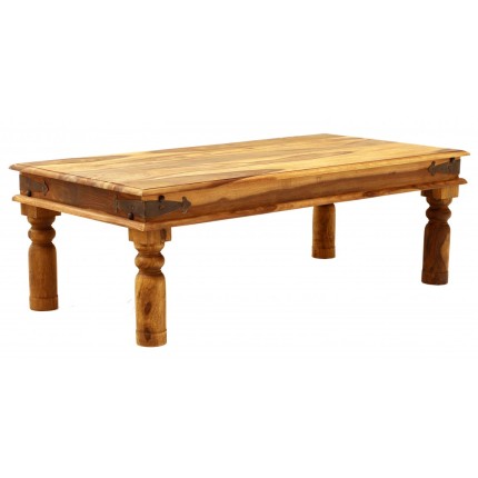 Konferenční stolek Jali 110x40x60 z indického masivu palisandr Tmavě medová