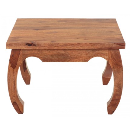 Konferenční stolek Kali 60x40x60 z indického masivu palisandr Antique white