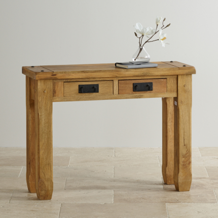Konzolový stůl Devi 110x76x40 z mangového dřeva, Mango natural