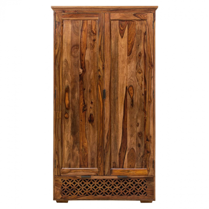 Skříň Mira 120x200x60 z indického masivu palisandr Antique white