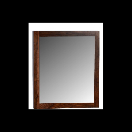 Skříňka do koupelny se zrcadlem Nela 65x80x15 z indického masivu palisandr Tmavě medová