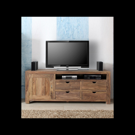 TV stolek Amba 180x70x45 z indického masivu palisandr Two tone