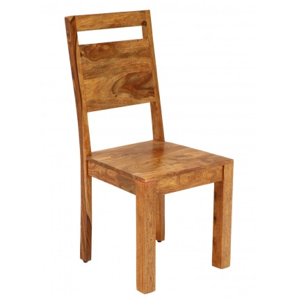 Židle Amba z indického masivu palisandr, Světle medová