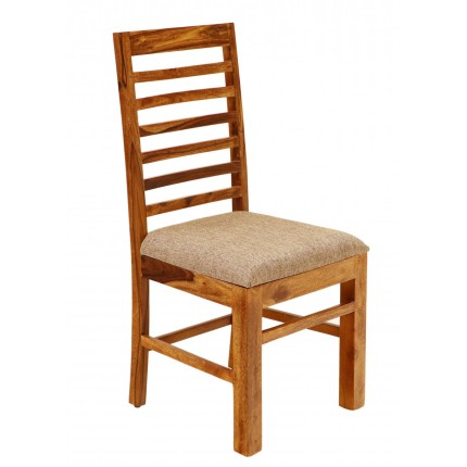 Židle Rami s polstrovaným sedákem z indického masivu palisandr Antique white