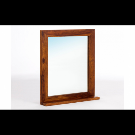 Zrcadlo Suri 60x90 z indického masivu palisandr, Only stain