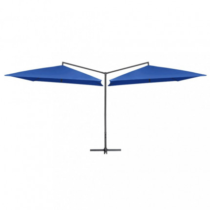 Dvojitý slunečník 485 x 250 cm Dekorhome