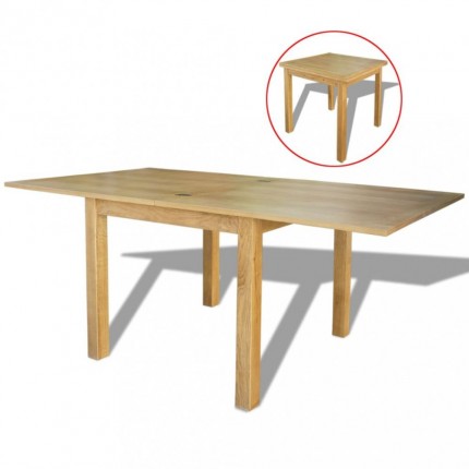 vidaXL Rozkládací stůl dub 170x85x75 cm