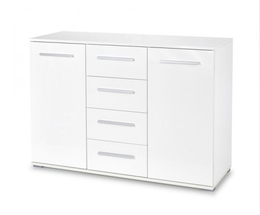 Komoda LIMA KM-4 bílá Halmar
