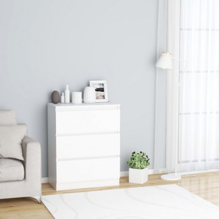 vidaXL Příborník bílý 60 x 35 x 76 cm dřevotříska