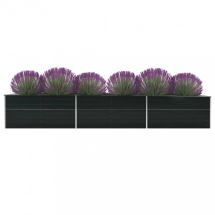 Zahradní truhlík pozinkovaná ocel 480x80x45 cm Dekorhome