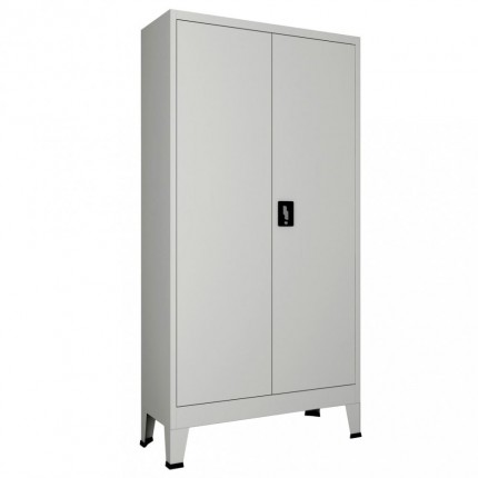 Uzamykatelná kancelářská skříň šedá Dekorhome