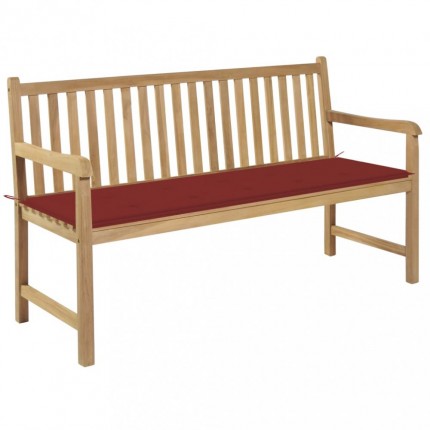 Zahradní lavice s poduškou 150 cm Dekorhome