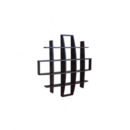 Police na zed' Kali 90x90x25 z indického masivu palisandr, Only stain