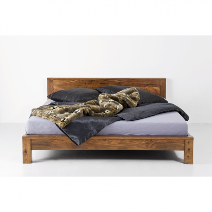 Postel Kali 90x200 z indického masivu palisandr, Natural