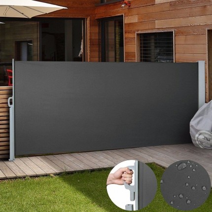 Venkovní zástěna výška 1,8m délka 3m HT180-3 šedá Hometrade