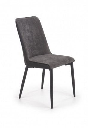 Jídelní židle K368 šedá / černá