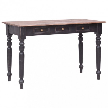 vidaXL Psací stůl se 3 zásuvkami 117 x 57 x 75 cm masivní mahagon