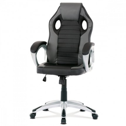 Herní židle KA-Z507 GREY tmavě šedá / černá