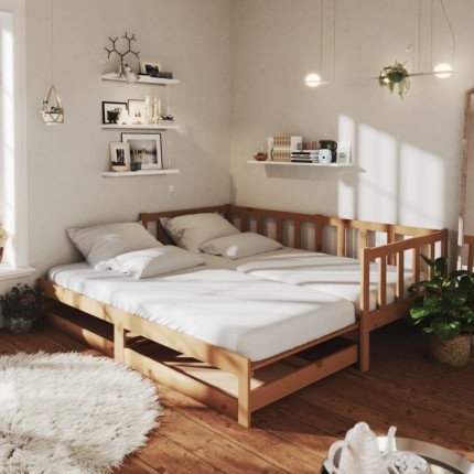 Válenda s přistýlkou hnědá Dekorhome - POSLEDNÍ KUS