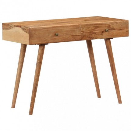 Psací stůl se 2 šuplíky akáciové dřevo Dekorhome
