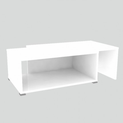 Konferenční rozkládací stolek DRON bílá / bílá