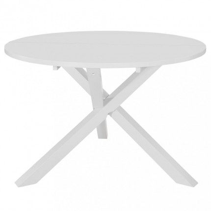 vidaXL Jídelní stůl bílý 120 x 75 cm MDF