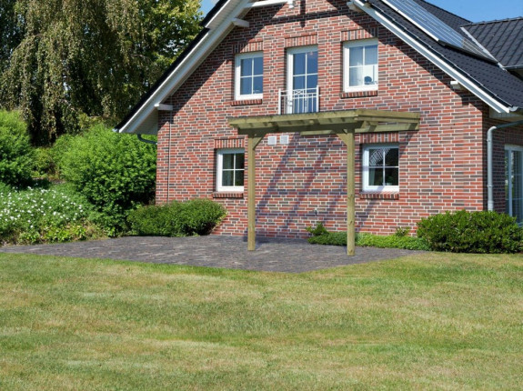 Dřevěná pergola ECO A 244 cm Dekorhome