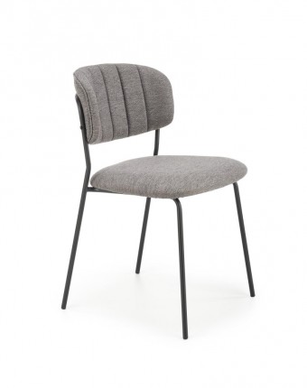 Jídelní židle K433 šedá / černá