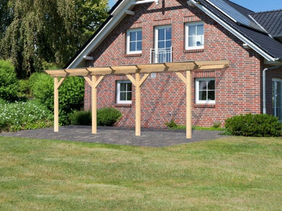 Dřevěná pergola CLASSIC 1C 604x250 cm Dekorhome