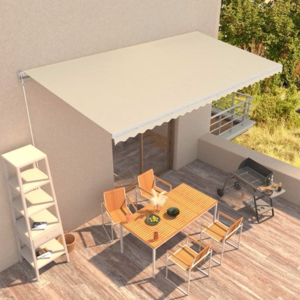 Ručně zatahovací markýza 600x300 cm Dekorhome - POSLEDNÍ KUS