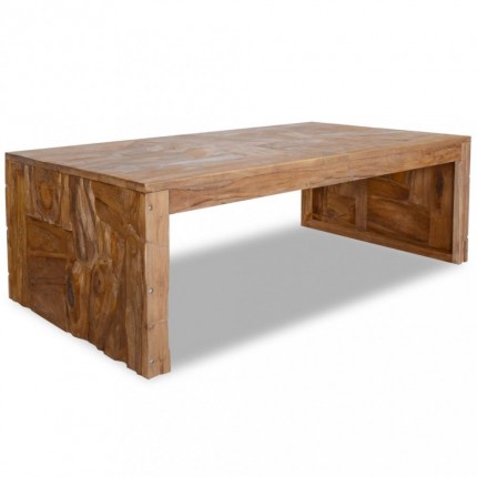 vidaXL Konferenční stolek regenerované teakové dřevo 110 x 60 x 38 cm