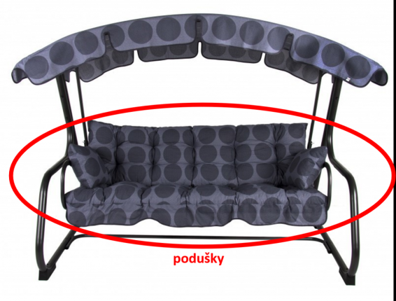 Podušky k houpačce RAVENNA (6039-06)