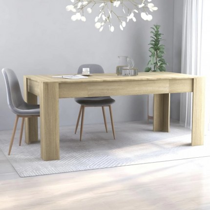 vidaXL Jídelní stůl dub sonoma 180 x 90 x 76 cm dřevotříska