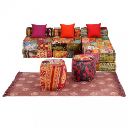Modulová sedací souprava 14 ks patchwork Dekorhome