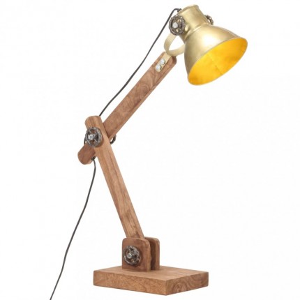 Stolní lampa kov / mangovníkové dřevo Dekorhome