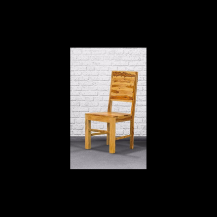 Židle Amba z indického masivu palisandr, Super natural