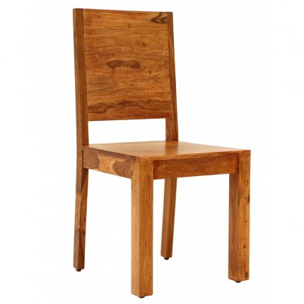 Židle Gani z indického masivu palisandr, Světle medová