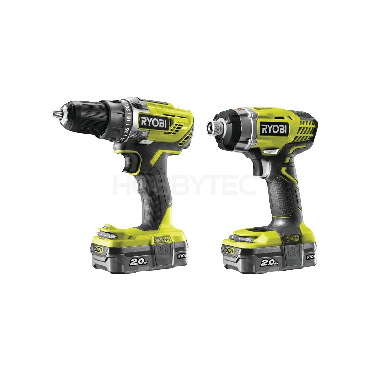 Ryobi R18DDID-220S aku kombo sada (R18DD3 + RID1801 + 2x 2,0 Ah baterie ...