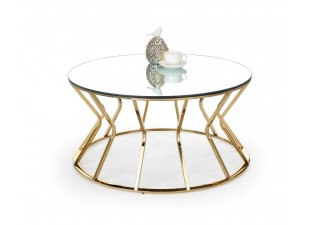 Konferenční stolek AFINA zrcadlo / zlatá