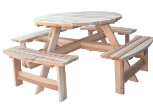 Zahradní set PIKNIK ROUND MASIV