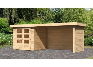 Dřevěný zahradní domek ASKOLA 2 s přístavkem 280 Dekorhome