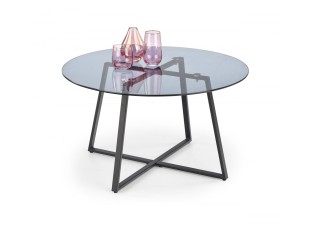 Konferenční stolek ZELDA sklo / černá