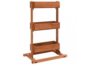 Zahradní truhlík jedlové dřevo Dekorhome